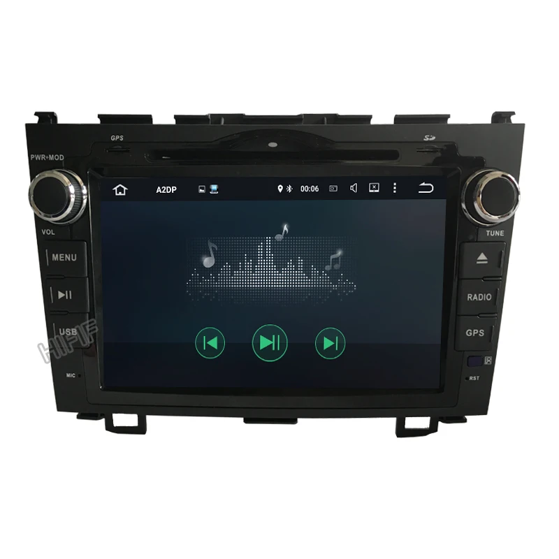 Excellent 8 inch Quad core The Newest Android7.12 Car DVD Player GPS navigation For Honda CRV CR-V 2006-2011 car autostero unit multimedia 5