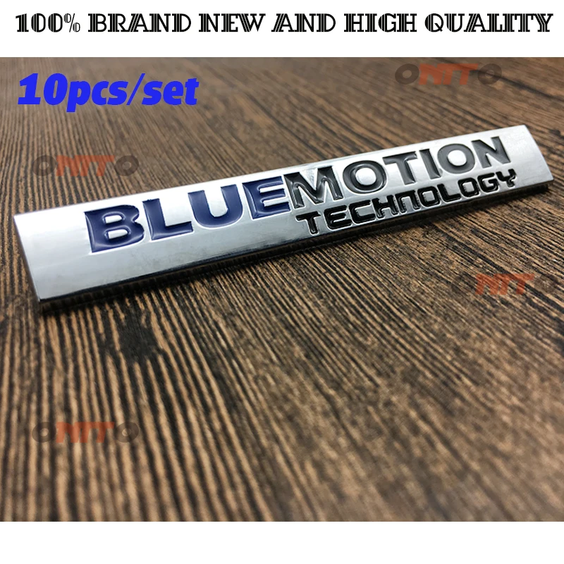 

10pcs Blue Motion Technology Metal Car Grill Emblem Body Sticker Badge For VW Polo Tiguan Passat B5 B6 B7/Golf 3 4 5 6 7 Jetta