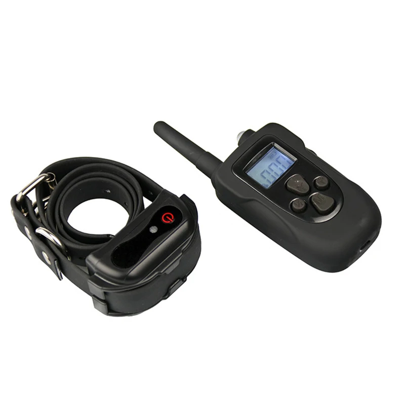 New 350m Remote Rechargeable Electronic Dog Training Collar With LCD Display for electricing shock Dog collar Stop Barking2