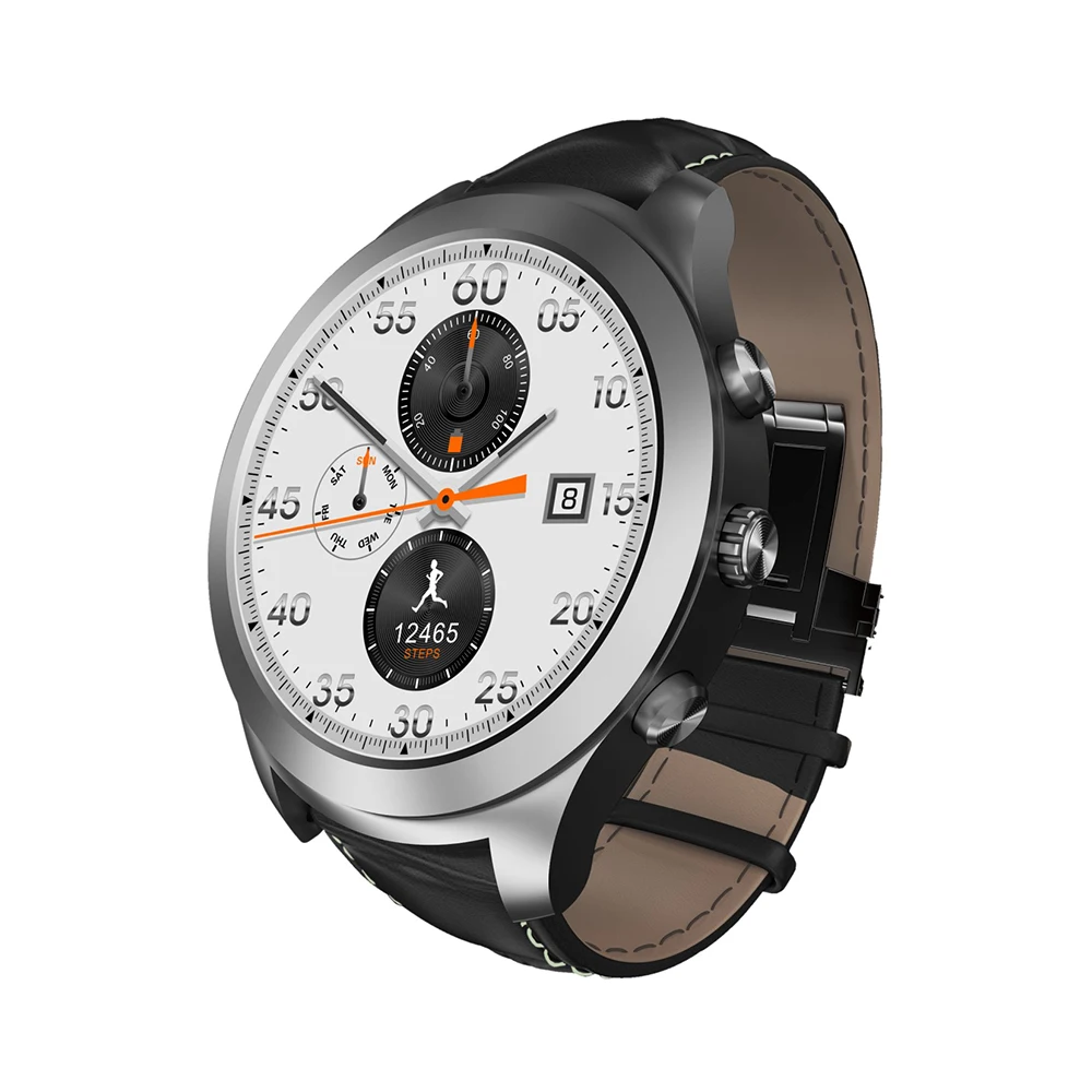  EXRIZU UW23 MTK6572 1.2GHz Android Smart Watch 450mA Battery 512M+4GB Bluetooth 4.0 Smartwatch Dyna
