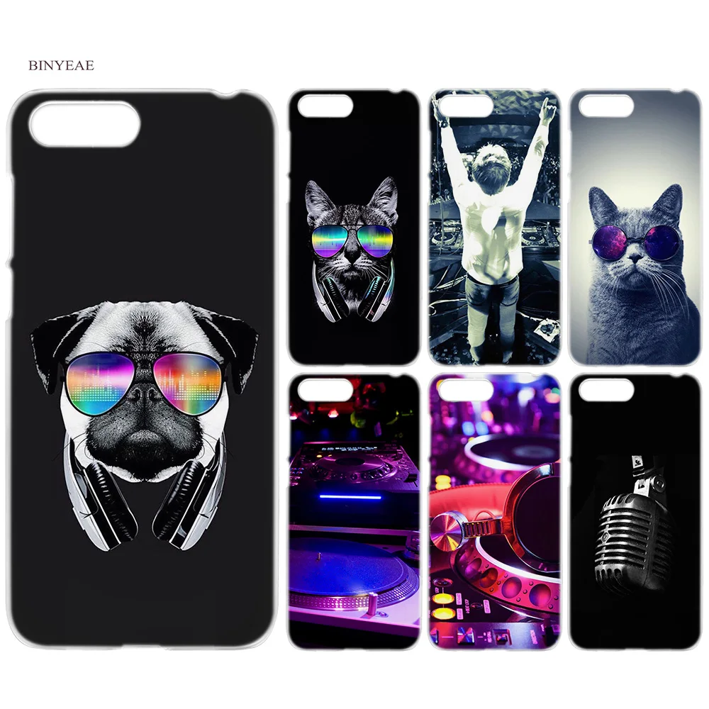

BINYEAE old dj music Hard Case Cover for Huawei Y6 Y3 Y9 Y7 2018 Honor 10 9 Lite Mini 7S 7C 7A Pro 2017