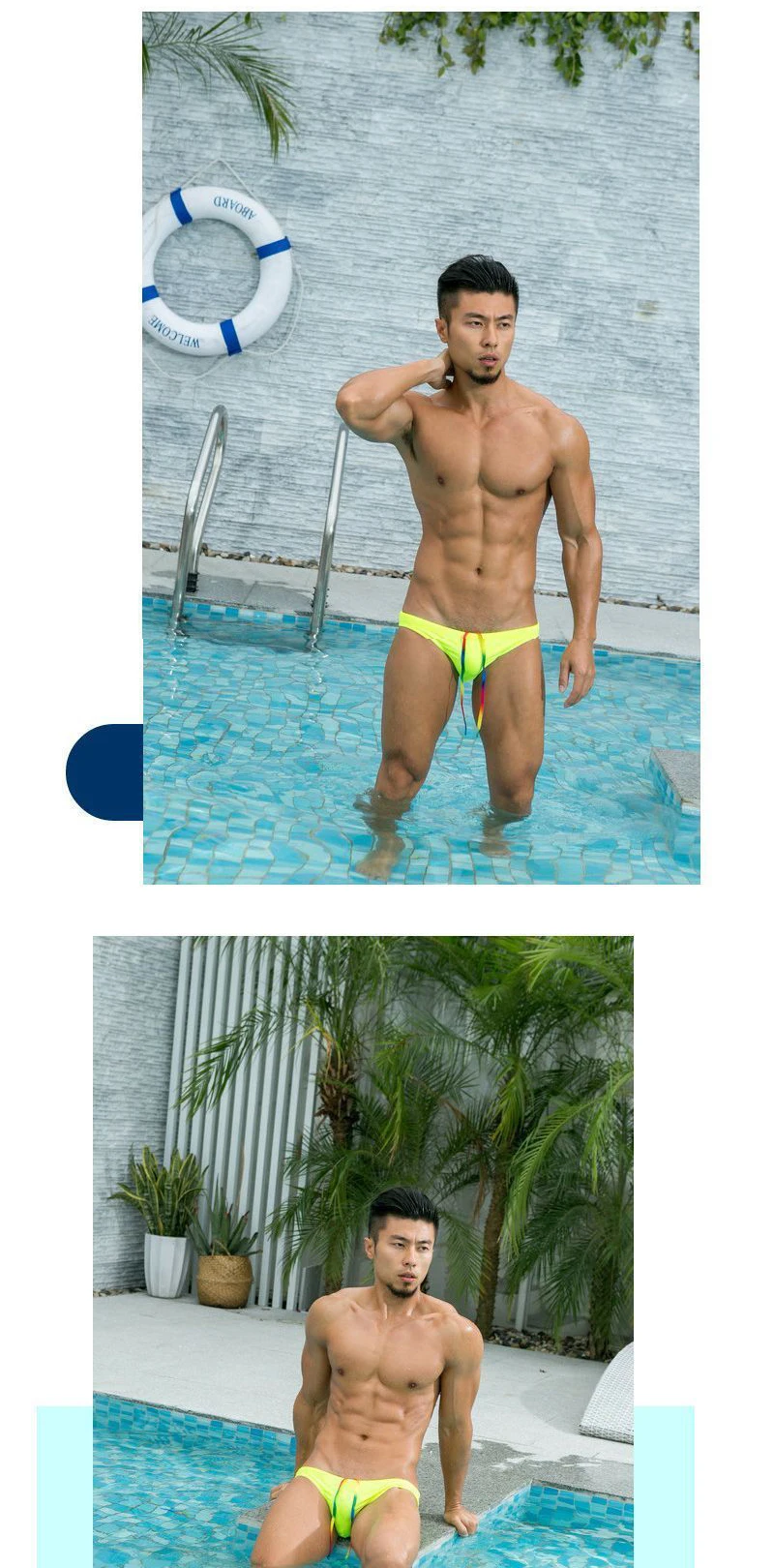 New Sexy Briefs Men Swimwear Swimsuit men Swimming Trunks Mens low waist bikinis Beachwear High Quality Shorts bathing suit