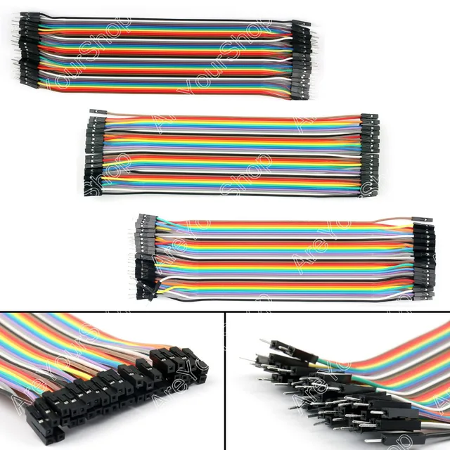 $US $11.16  Areyourshop 10x 40Pcs Dupont Wire Jumper Cables 20cm Male To Male / Male To Female / Female To Fema