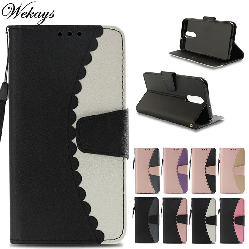 

Wekays For Coque Huawei Mate 10 Lite Splice Color Leather Fundas Case For Huawei Mate 10 Pro Cover Case Mate 10 Lite Mate 10 Pro
