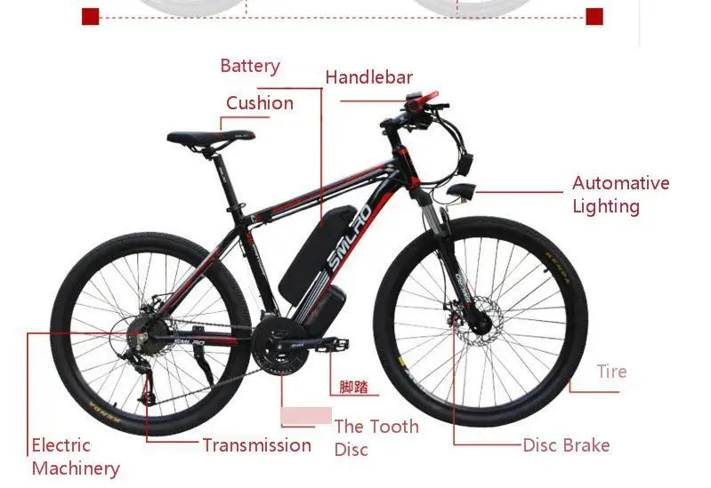 Excellent Can be customized Smlro 48v 15A 350W 26 Inch Motor-driven electric bike Bicycle Mountain Vehicle bicicleta electrica ebike 1 Excellent Can be customized Smlro 48v 15A 350W 26 Inch Motor-driven electric bike Bicycle Mountain Vehicle bicicleta electrica ebike 1