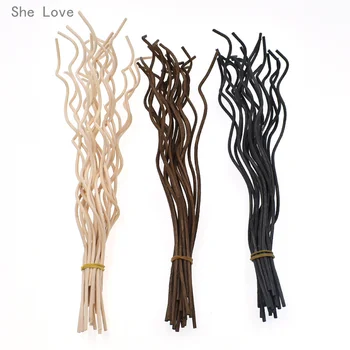 

Chzimade 20Pcs/lot Wavy Rattan Reed Fragrance Diffuser Sticks Replacement Refill Sticks Accessories Home Decoration