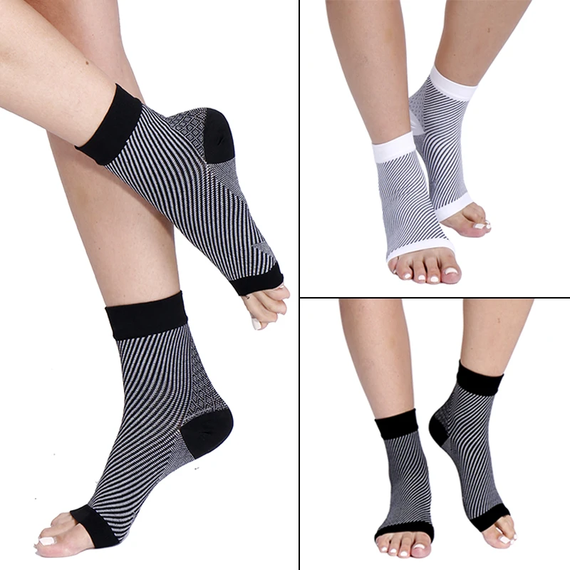 Foot Compression Sock Anti Fatigue Plantar Fasciitis Heel Spurs Pain