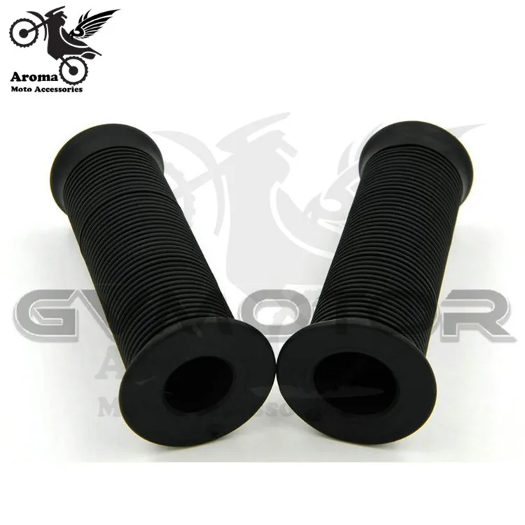 black Motorcycle Grips for yamaha honda suzuki Motorbike Handlebar Hand
