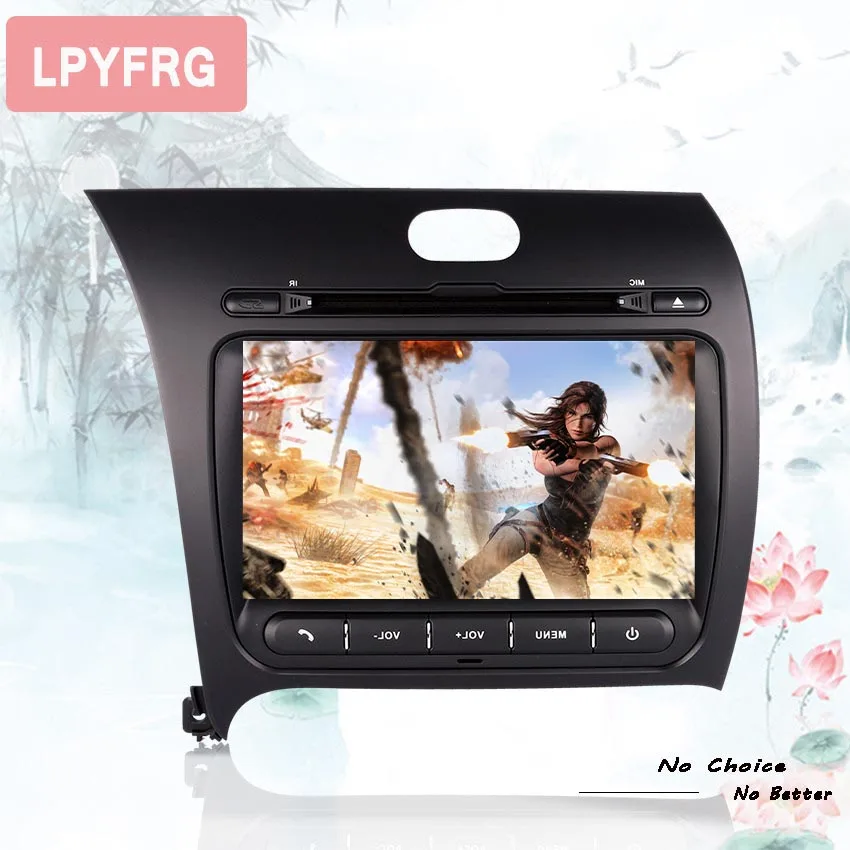 Sale Android 9.0 Car stereo dvd player For kia cerato k3 forte 2013 2014 2015 with gps WIFI usb SD Card Map octa core 1024*600 Radio 1