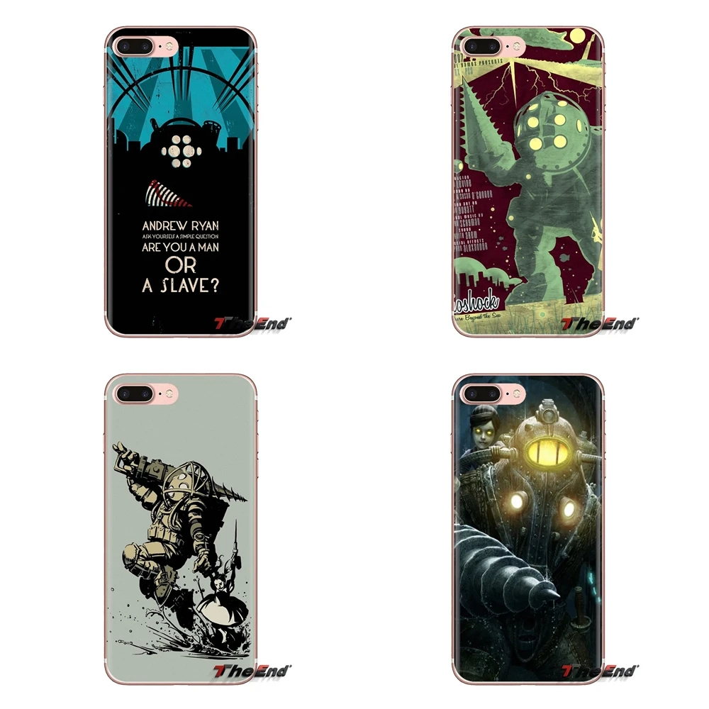 Прозрачный чехол из ТПУ Bioshock Big Daddy для HTC One U11 U12 X9 M7 M8 A9 M10 E9 Plus Desire 630 530 626 628 816 820 830 |
