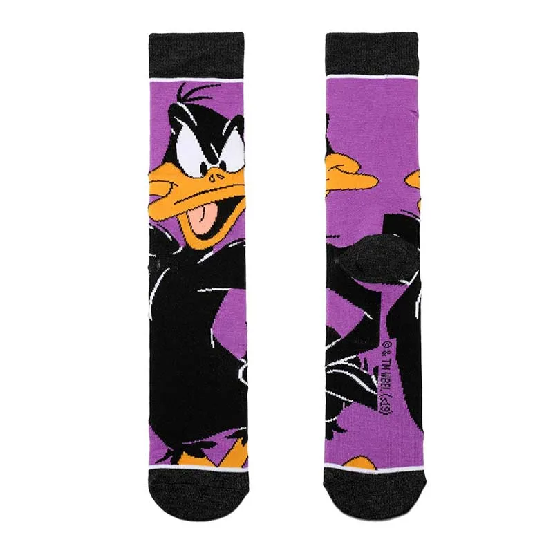 Cartoon Rabbit Sock Casual Hip Hop Creative Soft Comfortable Funny Novelty Black Yellow Men Cotton Calcetines Hombre Divertido