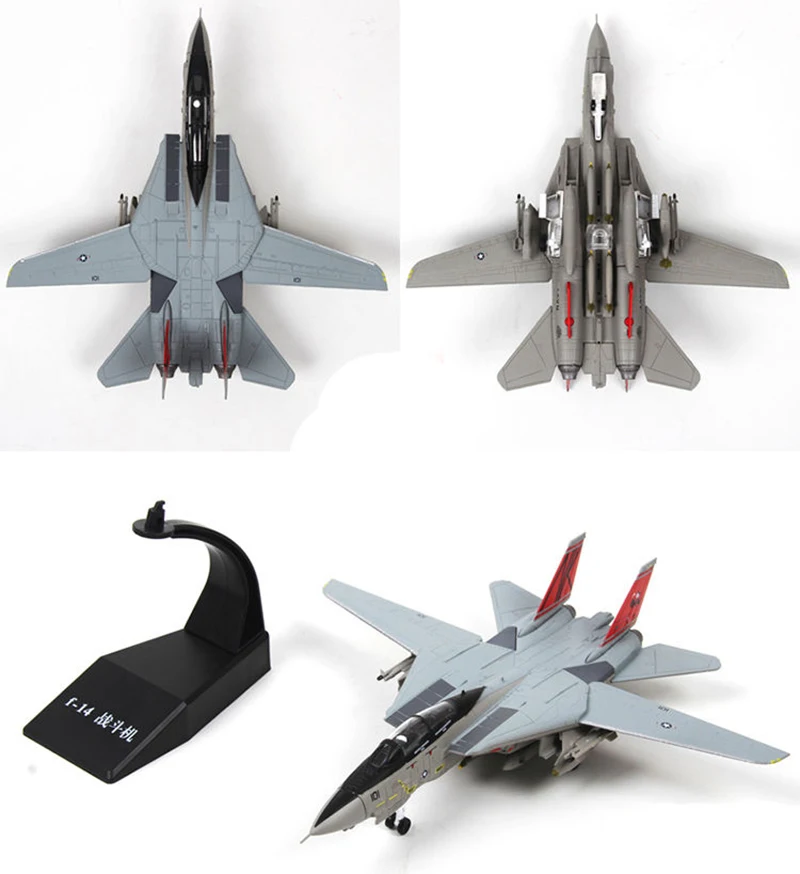 Модель 1/100 Grumman F 14 Tomcat U.S. Navy самолёт модели истребителей детские игрушки для