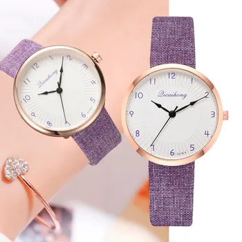 

2019 Women Watches Sleek Minimalist Shell Print Monochrome Watch Leather With Strap Ladies Watch Clock Gift Wristwatch Relogio