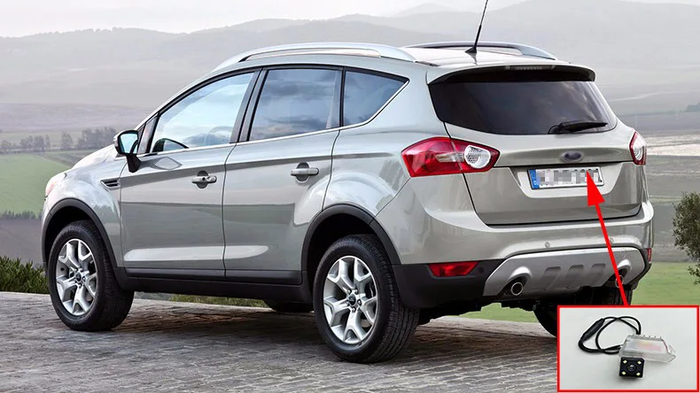 Для Ford Kuga 1th MK1 2008 ~ 2012/CCD светодио дный Ночное видение/HD широкоугольный объектив/автомобиля Обратный Парковка заднего вида