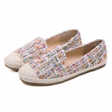 

SKT727-5 New national style Bohemia Single shoes Broken flower Flat bottom Soft and comfortable Big code fisherman shoes.