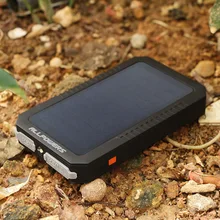 ALLPOWERS Mobile Power Bank 12000mAh Solar-powered Portable Mobile Powerbank Charging for iPhone iPad Samsung Huawei Xiaomi etc.