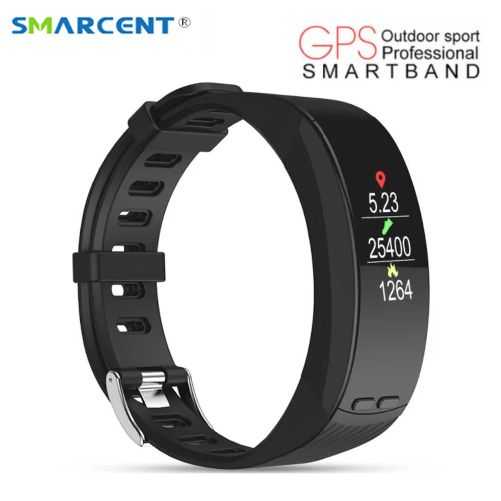 

H8 Outdoor GPS Smart Band Fitness Bracelet Heart Rate Monitor Thermometer Smart Wristband Watch Phone Activity Tracker pk CK11S