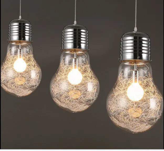 Подвесная лампа Groot большая из стекла | Лампы и освещение