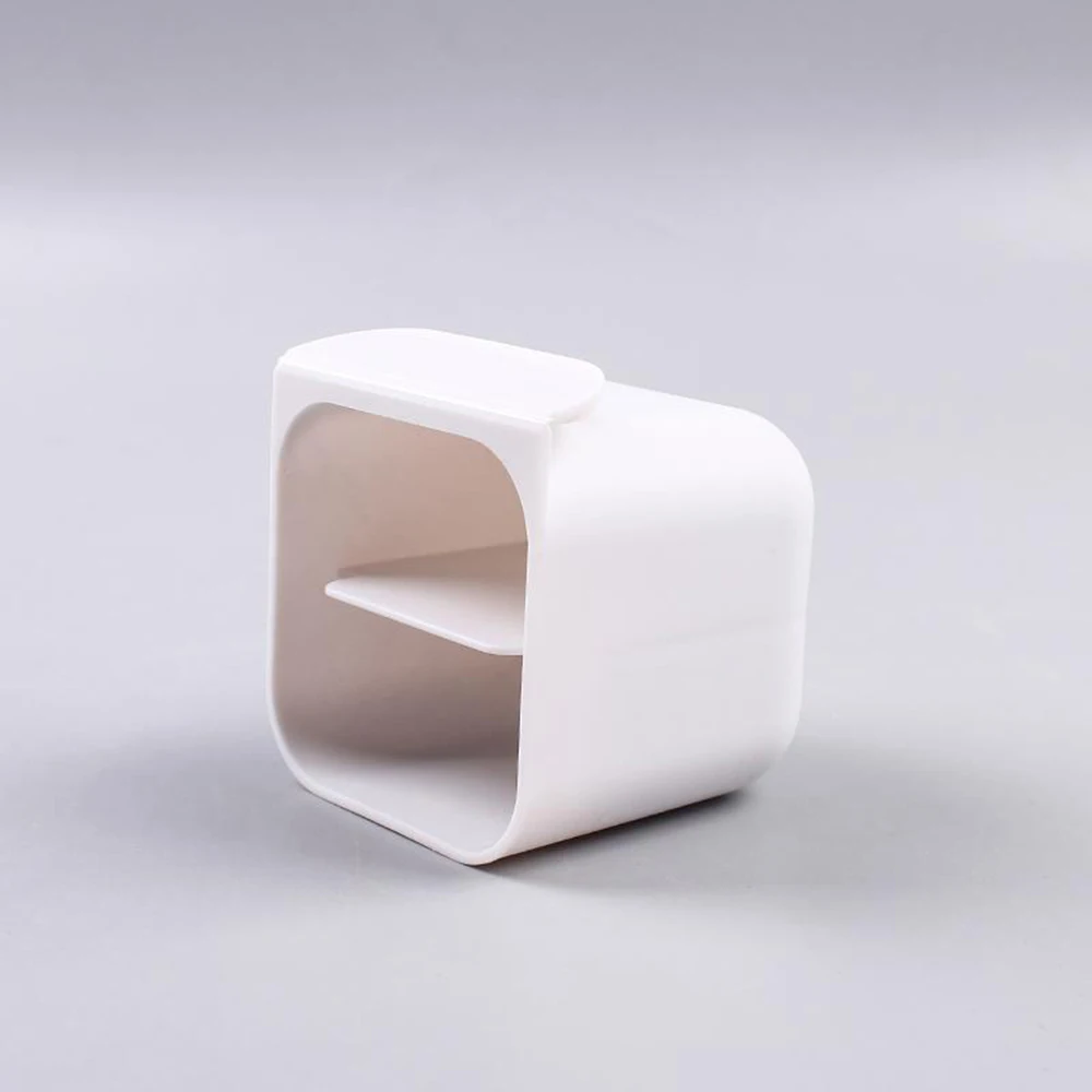 5.5x5.5x7.2cm white Настольный органайзер, Карманный чехол для карандашей, школьный контейнер, стол, канцелярский органайзер, для дома, офиса, стол, ручка, чехол, коробка для хранения - Цвет: 5.5x5.5x7.2cm white