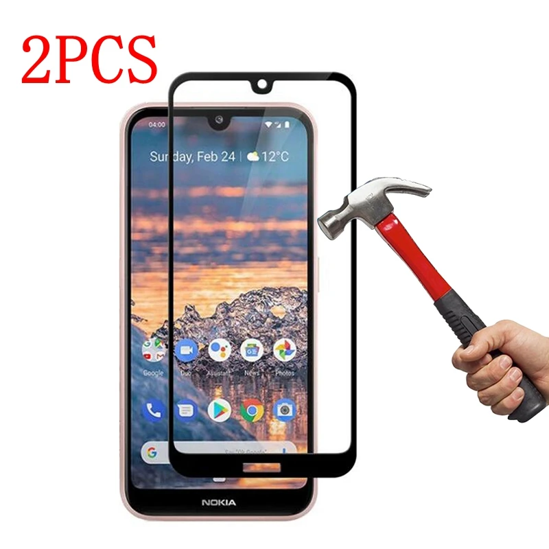 2 шт. закаленное стекло с полным покрытием для Nokia 3 TA 1154 1156 1159 1164 защита экрана