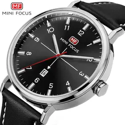 Мини фокус наручные часы Для мужчин лучший бренд класса люкс известный мужской часы кварцевые часы наручные кварцевые часы Relogio MF0019G. 01