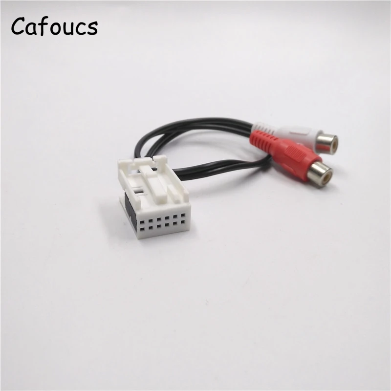 Cafoucs автомобильный аудио AUX RCA кабель адаптер для Peugeot 307 308 407 408 507 Citroen triumph Sega C2 C5 RD4