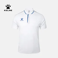 KELME Men's Training Polo T-Shirt  Summer Running  Shirts Casual Short Sleeve Tops High Quantity Polo For Men 3891066