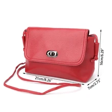 Модные женские туфли Искусственная кожа небольшие сумочки через плечо сумка кошелек