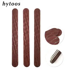 HYTOOS 5 шт коричневый деревянные для ногтей пилочка, буф для полировки 150/150 рыбьей чешуи наждачная бумага моющиеся алмаз ногтей буферный