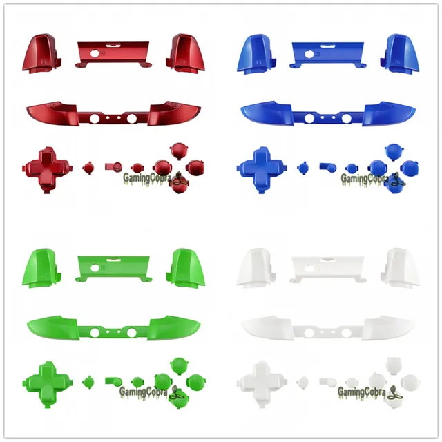 Best Price Matte UV Coated Design Replacement Full Set Buttons Mod Kit for Xbox One S Controller #SXOJ02