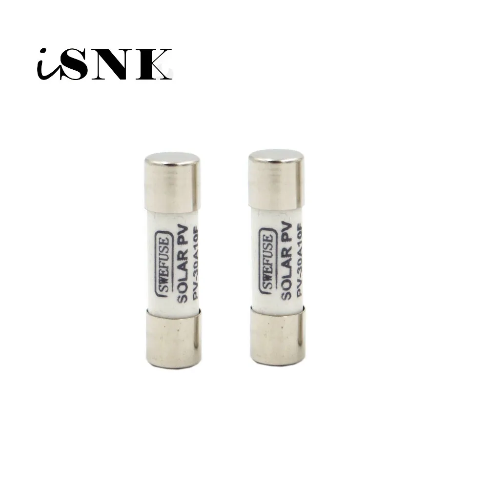 2pcs x 30A 1000V Fuse 10*38mm PV Solar panel Protect Fuse Metal Alloys