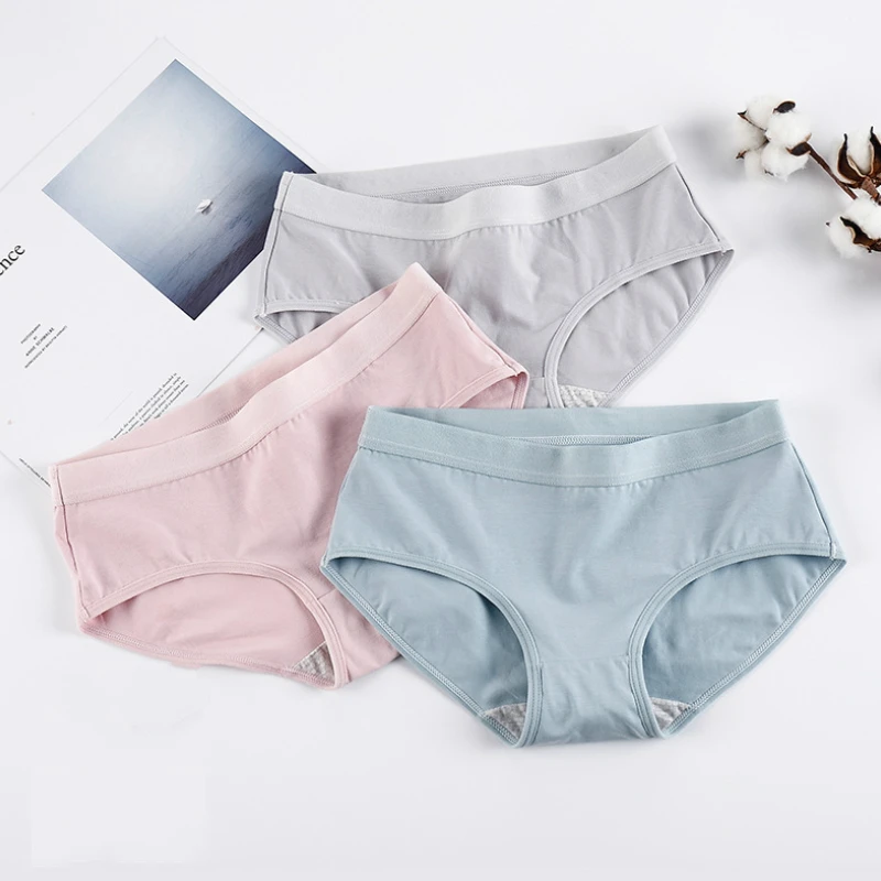 

Solid Female Underwear Women's Pants Cotton Women Underpants Girls Push Up Sexy Lingerie Briefs Breathable Seamless Panties