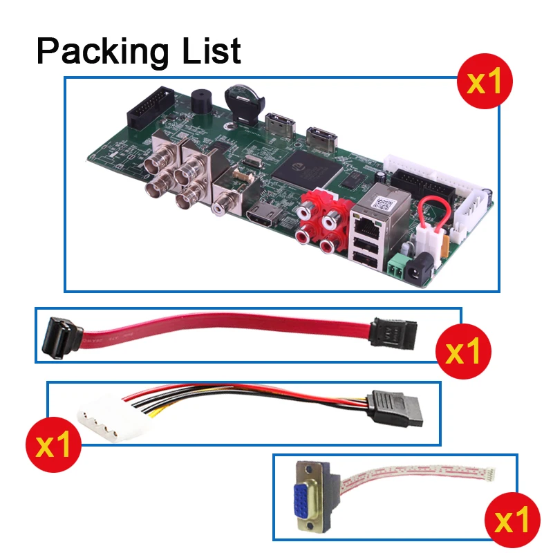packing list