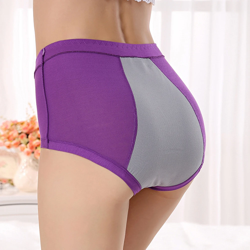 Buy Women Leakproof Brief Menstrual Period Underwear Bamboo Panties