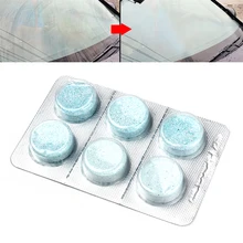 6pcs/pack Car Windshield Cleaning Car Accessories Glass Cleaner Car Solid Wiper Fine Seminoma Wiper Car Auto Window Cleaning