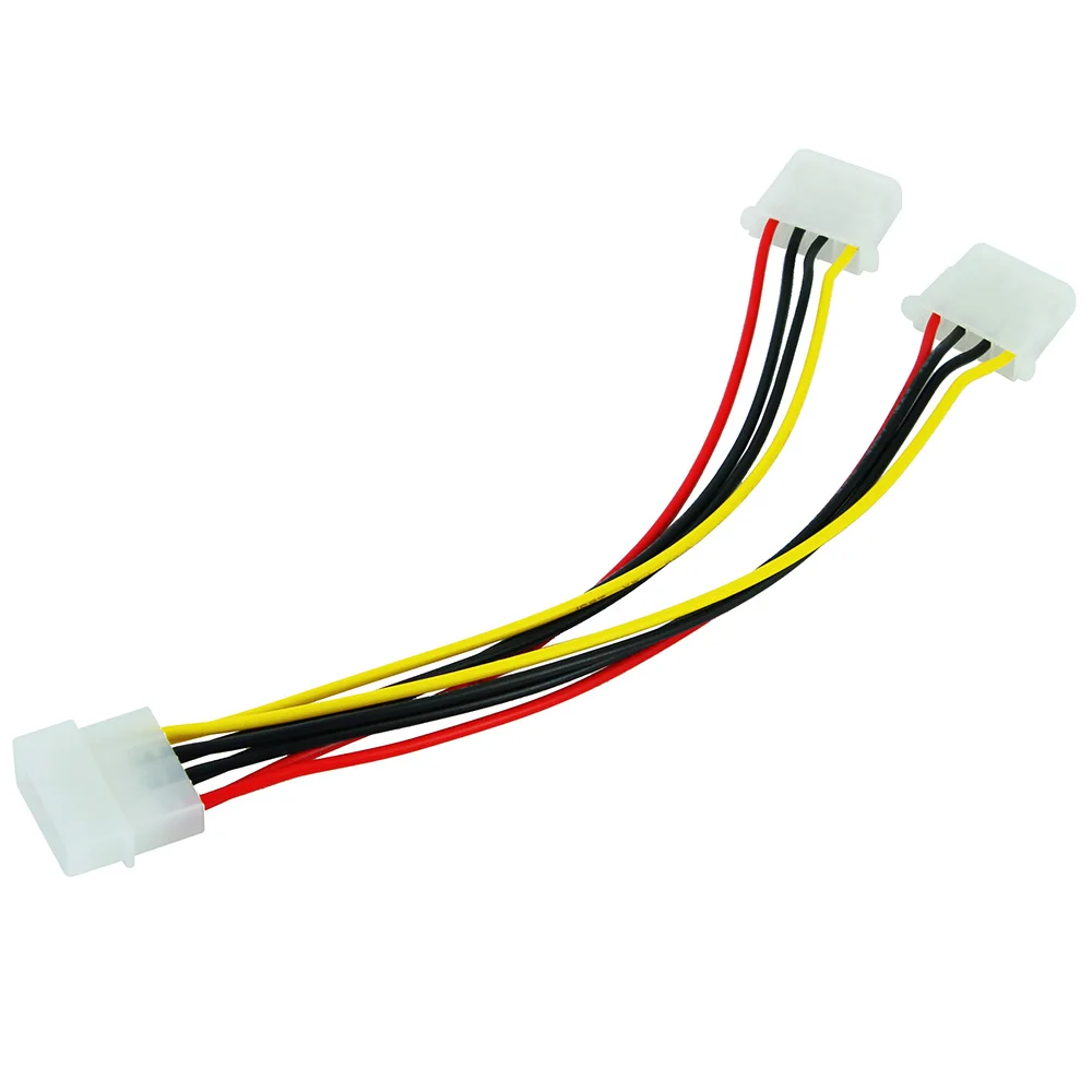 4Pin PSW 전원 IDE Y 몰렉스 분배기 케이블 LP4 몰렉스 J29 남성-여성 케이블 비디오 카드 코드 PC 컴퓨터 액세서리