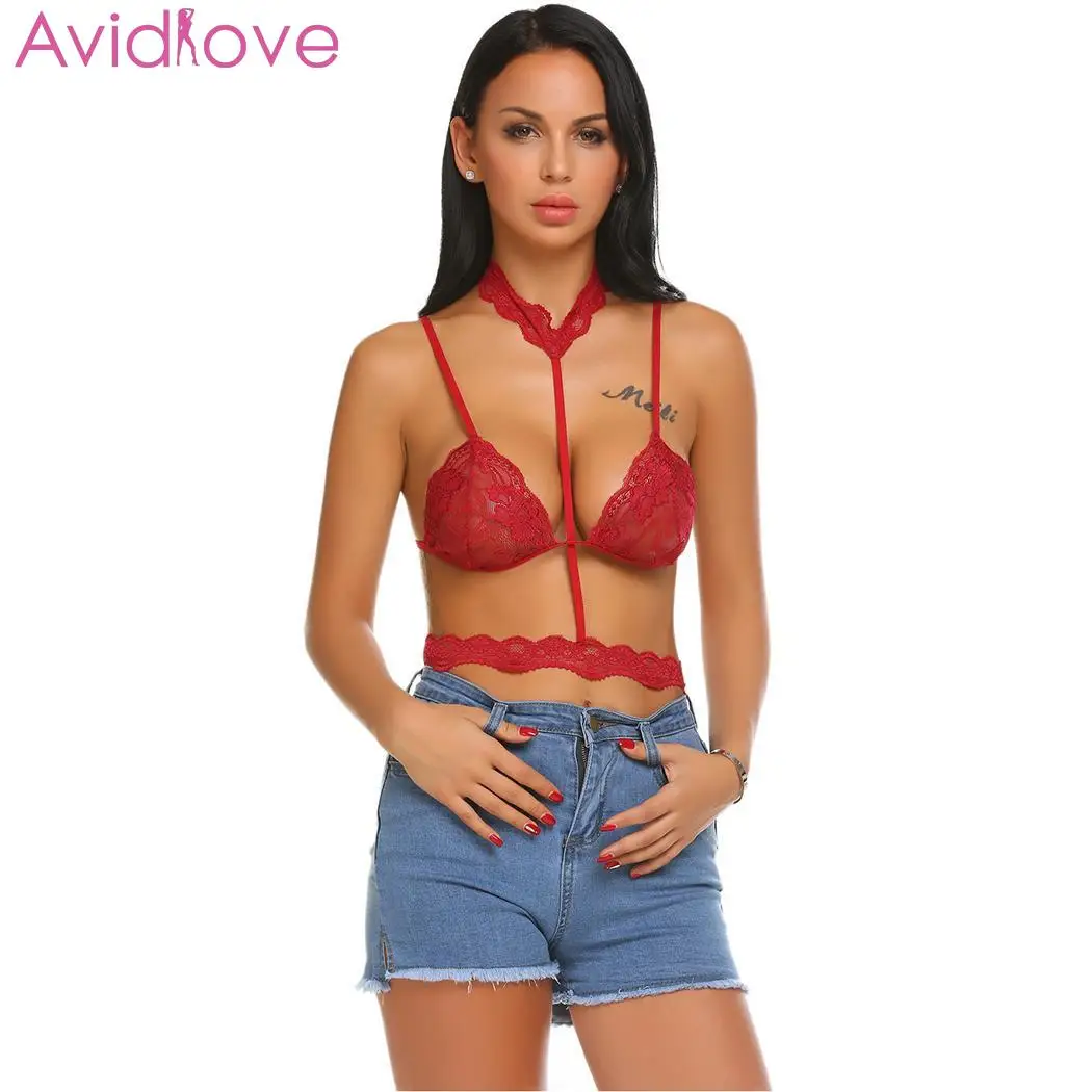 Женский бюстгальтер Avidlove черный кружевной бюстгалтер с цветами|Комплекты