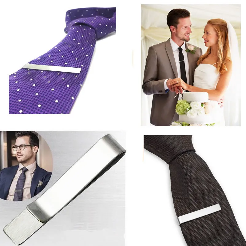Beadsnice зажим для галстука MensTie бар персонализированные нержавеющая сталь Тощий подарок для Него цена больше цветов на выбор ID33776