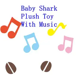 Музыка Звук детская Акула плюшевая кукла мягкая детская мультяшная Акула Мягкие и плюшевые игрушки пение английская песня для детей