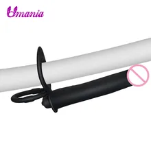 Double Penetration Vibrator Sex Toys Penis Strapon Dildo Vibrator, Strap On Penis Anal Plug for Man, Adult Sex Toys for Beginner