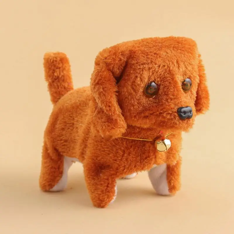 Electronic Dog Toys Battery Plush Walking Barking Electronic Pets Gift