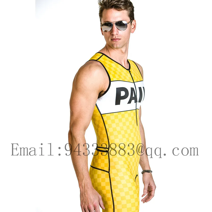 USA love the pain cycling skinsuit men triathlon suit 2019 Pro Team sleeveless Jumpsuit uniforme ciclismo Glamour sexy swimsuit