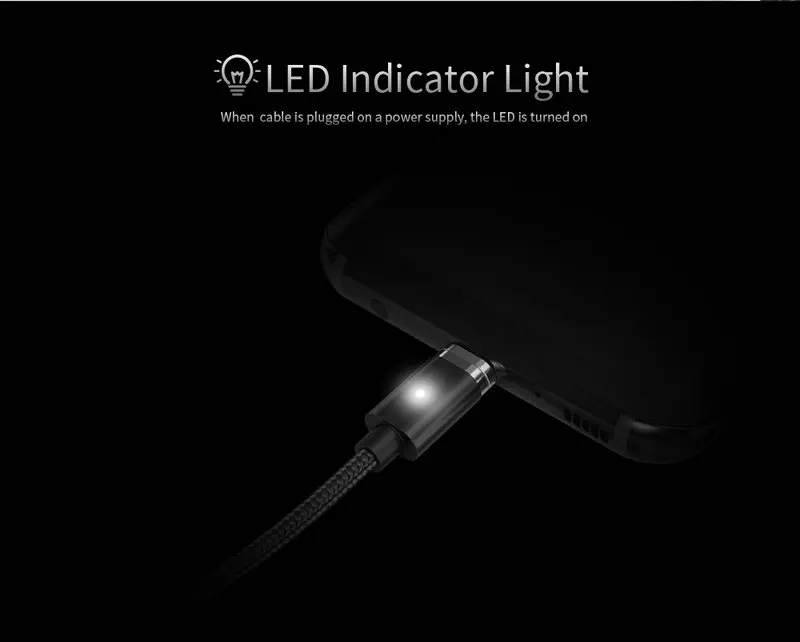 WSKEN mini 2 Black Type C Magnetic fast charging usb cable (6)