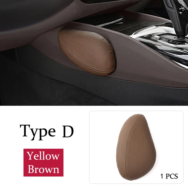 Car styling Leather Leg Cushion Knee Pad Thigh Support Pillow Auto