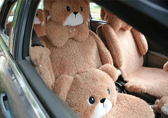 Универсальный чехол для автомобильного сиденья MeimeiBear Вельветовая Подушка на 5