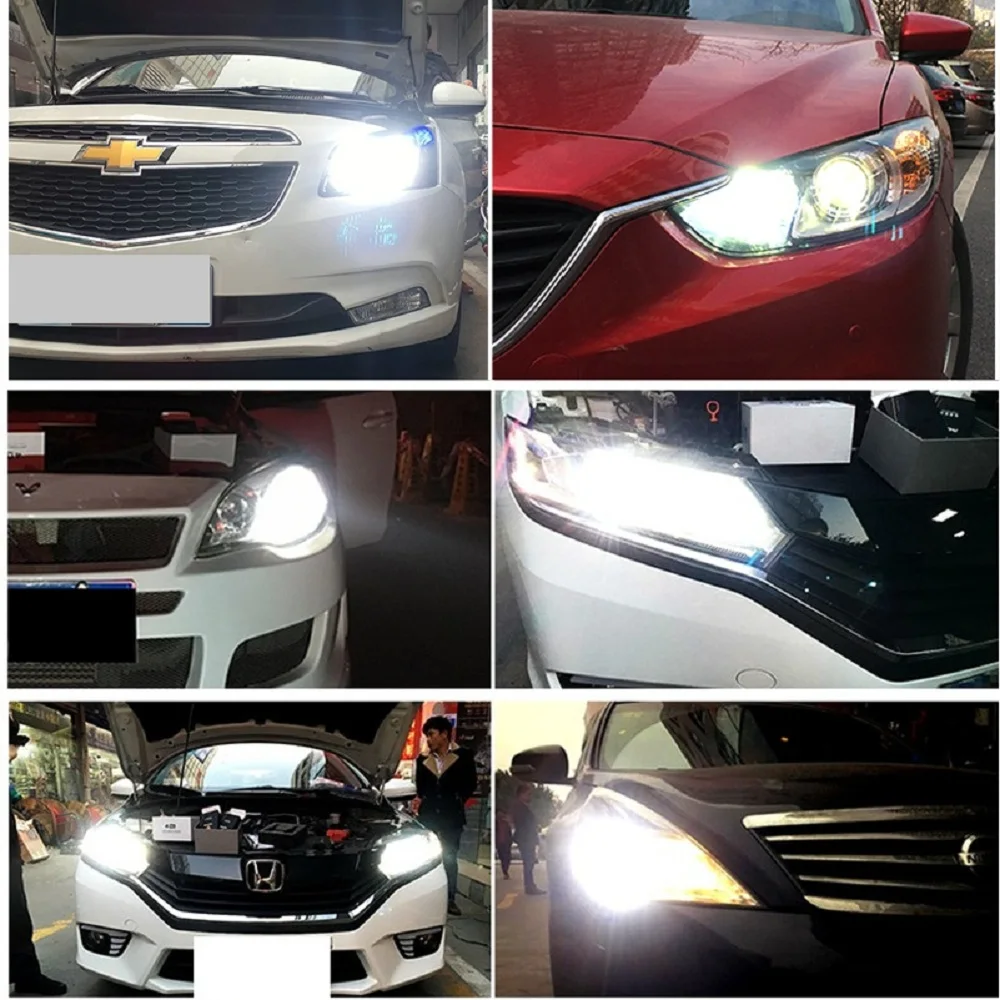 2x автомобильная светодиодная лампа для фары 9005 9006 9003 H4 H11 H7 Toyota Corolla Avensis Yaris Rav4 Auris