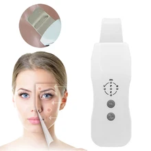 ФОТО Portable Anion Skin Cleaner Facial Peeling Ultrasonic Scrubber Face Cleansing Machine Beauty Cleaning Spa Care Acne Removal Tool