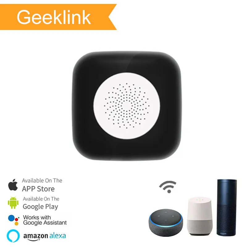 Умный мини-контроллер Geeklink Thinker совместим с Amazon Alexa Echo Voice Command Hub умный дом работа через пульт дистанционного управления телефоном