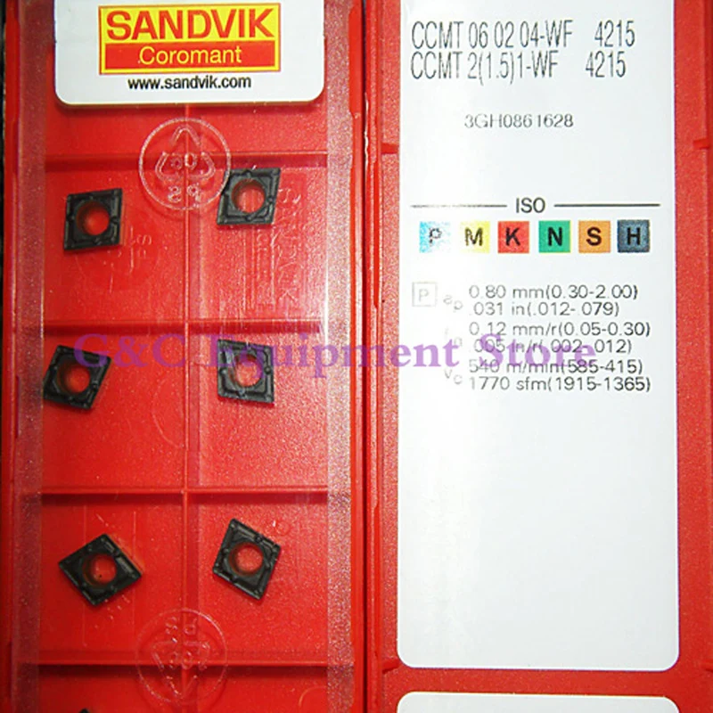 10PCS/LOT PROFESSIONAL CNC TURNING TOOL CCMT060204WF CARBIDE INSERTS CCMT 06 02 04-WF 4215 | Инструменты