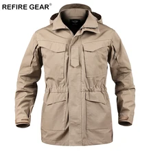 Refire gear уличные камуфляжные тактические полевые куртки мужские осенние водонепроницаемые военные куртки Мужская толстовка армейская ветровка пальто